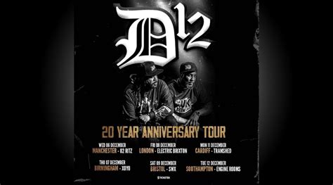 D12 Announce UK Tour Dates and Venues | Eminem.Pro - the biggest and ...