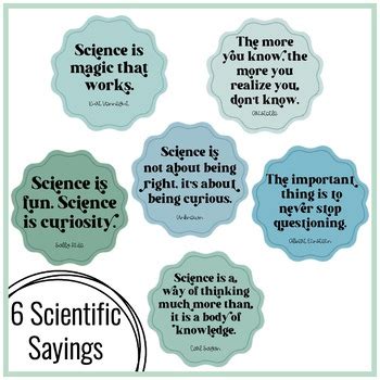 Math & Science Quotes Bulletin Board by Engagement Made Easy | TPT