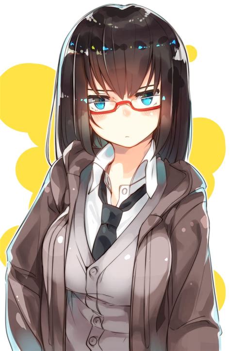 234 best Glasses Normal Hair images on Pinterest | Anime art, Anime ...