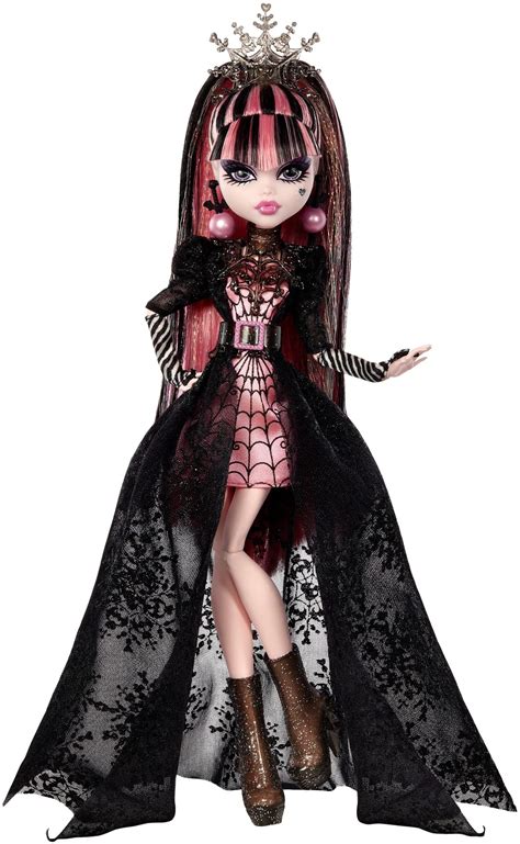 Monster High Draculaura Doll, Special Howliday Edition, Pink and Black ...