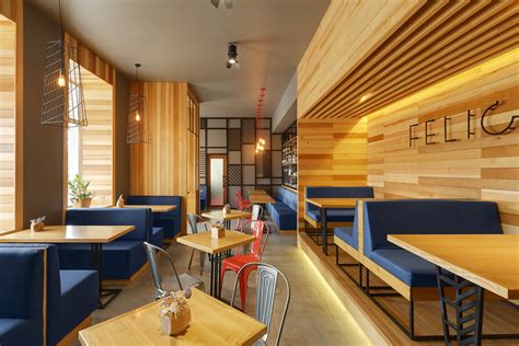 Simple Modern Coffee Shop Design Unique Solid Wood Cafe Interior Decoration