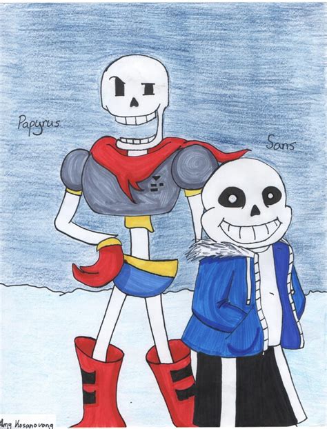 Undertale Fanart: Sans and Papyrus by Amyko-san on Newgrounds