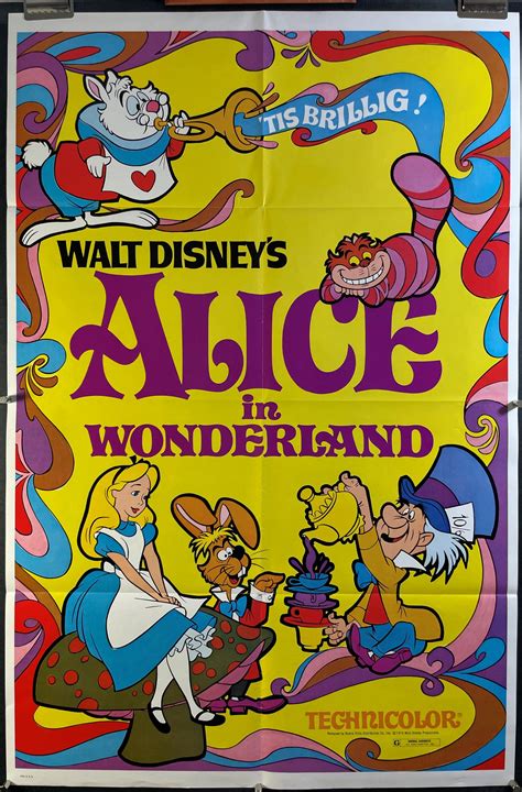 applaudire Medicina sarcoma alice in wonderland original poster Dato ...