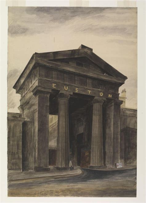 Doric arch, Euston Station, London, NW1 | Jones, Barbara | V&A Explore ...