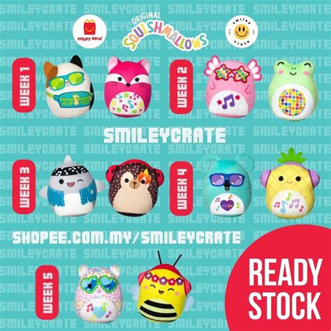 A Sneak Peek At Squishmallows Coming To McDonald's Happy, 41% OFF