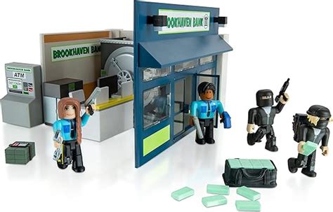 Roblox ROB0689 Deluxe Brookhaven Playset Outlaw and Order Playset with ...