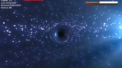 Black hole light bending, Ray Marching(OpenCL, SFML) - YouTube