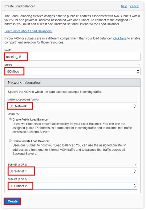 Creating a Load Balancer Using Oracle Cloud Infrastructure Load Balancing