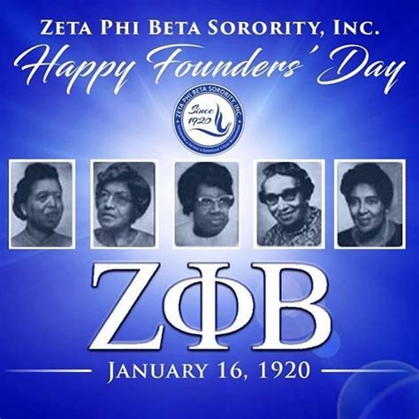 Happy Founders Day to the ladies of Zeta Phi Beta Sorority Inc. # ...