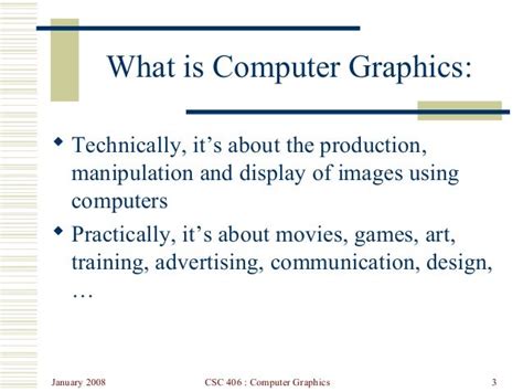 lecture1 introduction to computer graphics(Computer graphics tutorial…