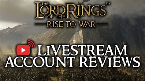 Lotr: Rise to War 🔴 Monday Stream Time! - YouTube