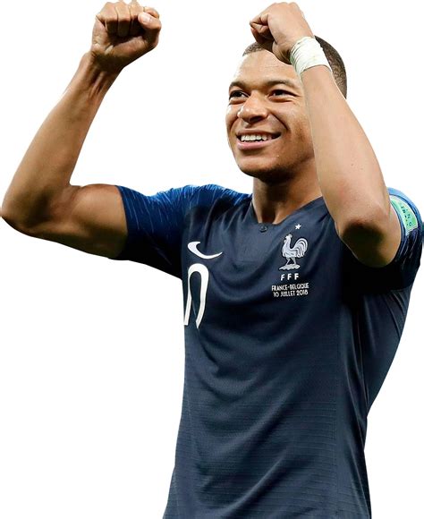 Kylian Mbappe France FFF 2018 World Cup Png