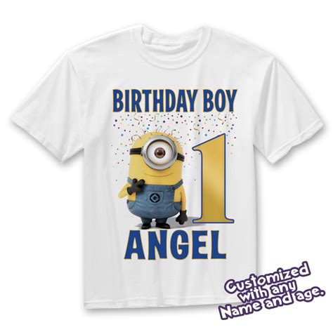 Venta > playeras minions cumpleaños > en stock