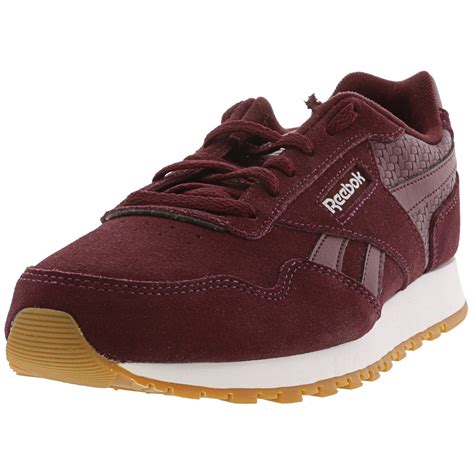 Reebok - Reebok Women's Classic Harman Run Maroon / White Gum Ankle ...