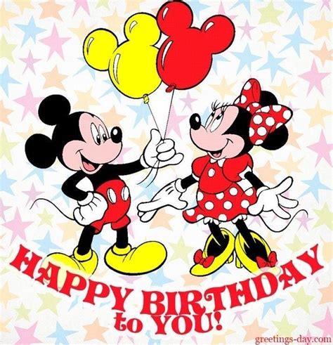 Disney Happy Birthday | Happy birthday pictures, Happy birthday clip ...