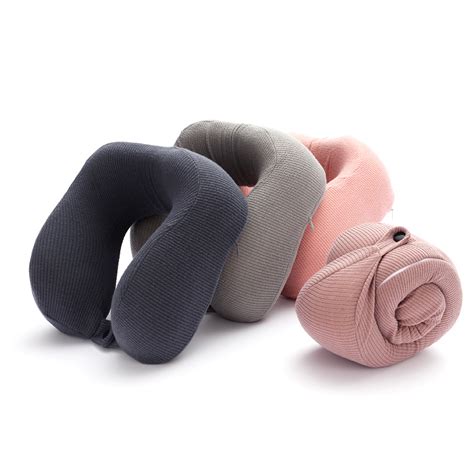 U Shape Custom Portable Memory Foam Airplane Travel Neck Pillow - China ...