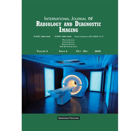 International Journal of Radiology and Diagnostic Imaging