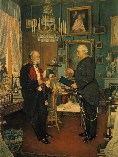 Kaiser Wilhelm I and Bismarck in Conversation (1887) | German History ...