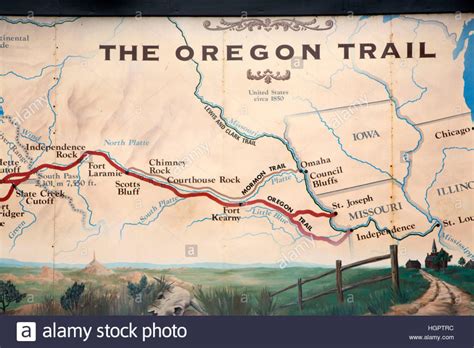 Printable Map Of The Oregon Trail - Printable Maps