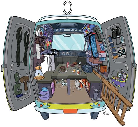 Scooby-Doo Encyclopedia: Mystery Machine interior by TimLevins on ...