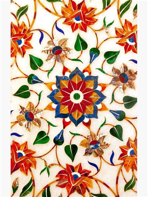 "Taj Mahal Floral Design" Case | Mughal art paintings, Abstract art ...