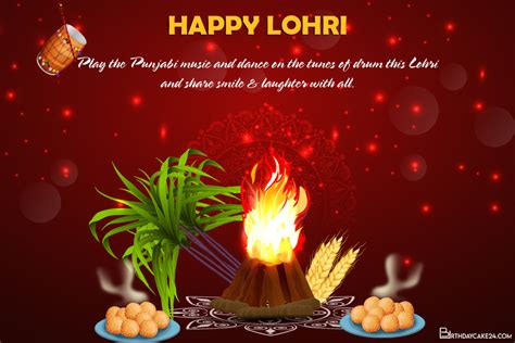 Happy Lohri Greetings Free Personalised Greetings