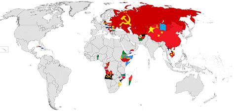 Communist Countries in 1988 : r/Maps