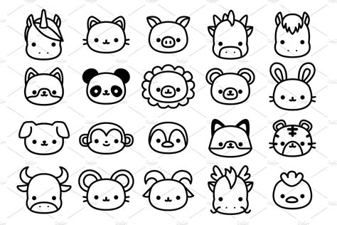 Kawaii Animals Icons | Animal icon, Kawaii animals, Iphone wallpaper kawaii