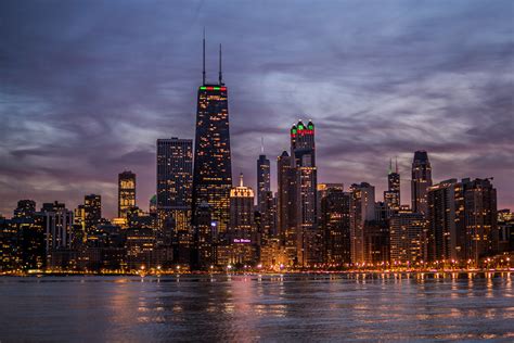 Chicago Skyline Sunset | Chicago, IL November 22nd, 2017 All… | Flickr