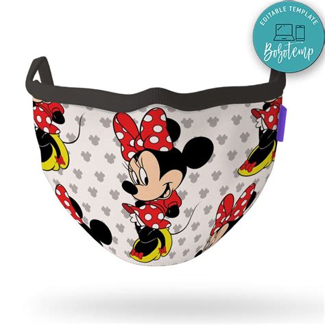 Minnie Mouse Face Mask | Sportspartydesign