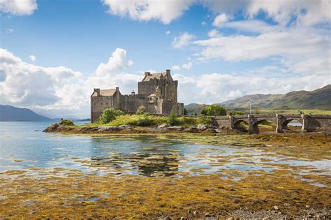 Eilean Donan Castle on Loch Duich at Dornie Scotland Tourist ...