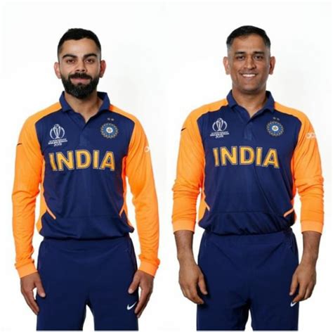 India's Away Orange Jersey To Be Worn Against England During WC Clash