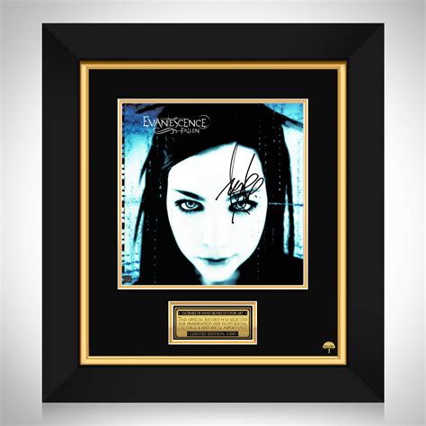 Evanescence Fallen LP Cover Limited Signature Edition Studio Licensed ...