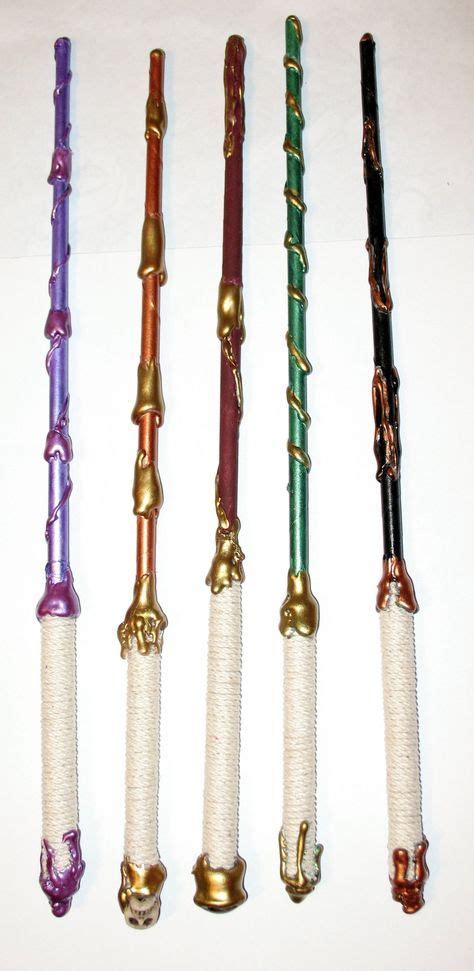 Magic Wands to DIY. Cute, but my spawn shall have staves and scepters ...