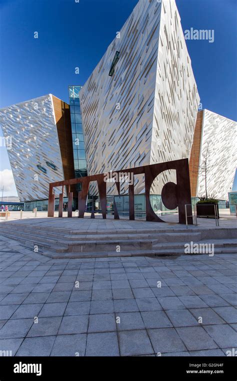 Titanic Belfast Visitor Centre, Belfast, Northern Ireland Stock Photo ...