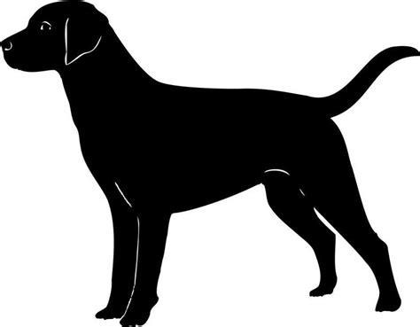 Labrador cliparts | drawing inspiration | Dog outline, Dog silhouette ...