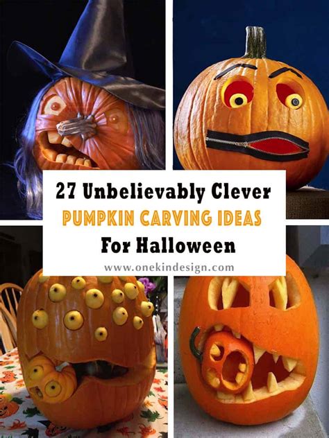 Easy Pumpkin Carving Ideas Faces