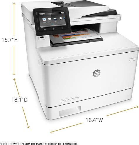 HP Color Printer M283fdn MFP LaserJet Pro | 0705 158 895