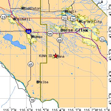 Kuna, Idaho (ID) ~ population data, races, housing & economy