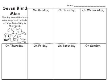 Seven Blind Mice Sequencing Text Activity by Rick's Creations | TPT