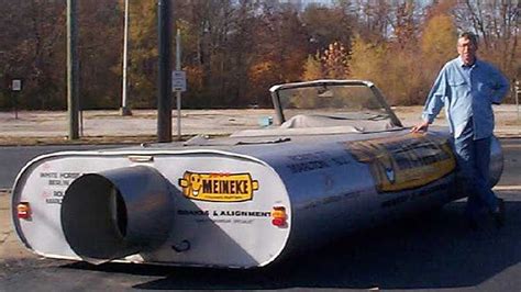 Meet the Car That’s Shaped Like a Meineke Muffler