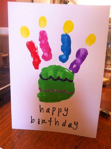 Happy Birthday Card Easy Simple Card Making Ideas For Kids