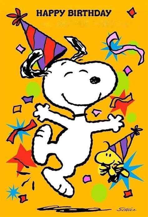 Pin de Lin Dee em CHARLIE BROWN/SNOOPY ️ ️ | Feliz aniversário snoopy ...