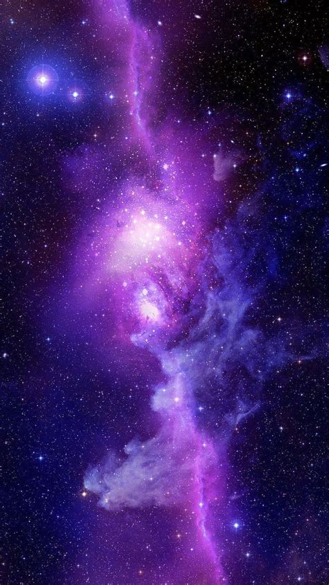 Download the Galaxy S wallpapers here Android Authority | Purple galaxy ...