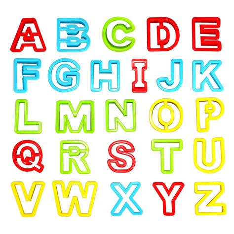 Buy Rimobul Alphabet Dough Cutter Kit with 26 Capital Letters,Clay ...