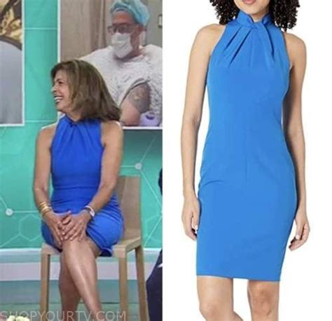 The Today Show: June 2022 Hoda Kotb's Blue Halter Dress in 2022 | Blue ...