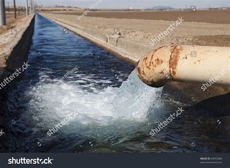 Irrigation Canal Stock Photo 64055980 : Shutterstock