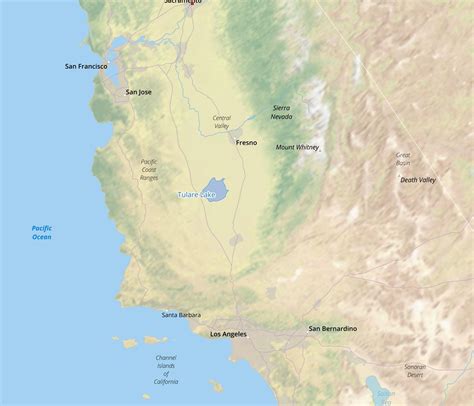 Tulare Lake California Map - Allina Madeline