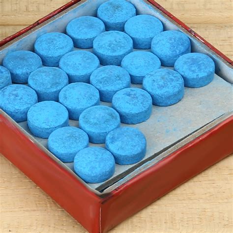 50pcs 10mm Billiard Pool Cue Tips Hardness M Cue Tips Replacement Blue ...