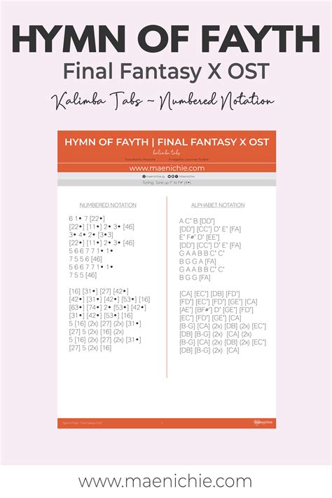 the hymn of faith final fantasy x - ost with text overlay